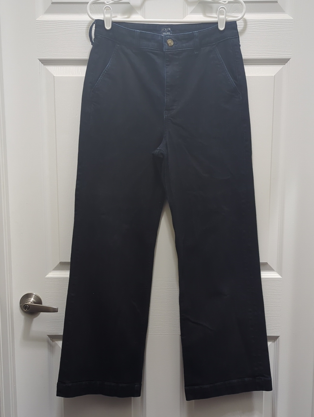 J.Crew High-Rise Trouser Jean 29 Dark Blue